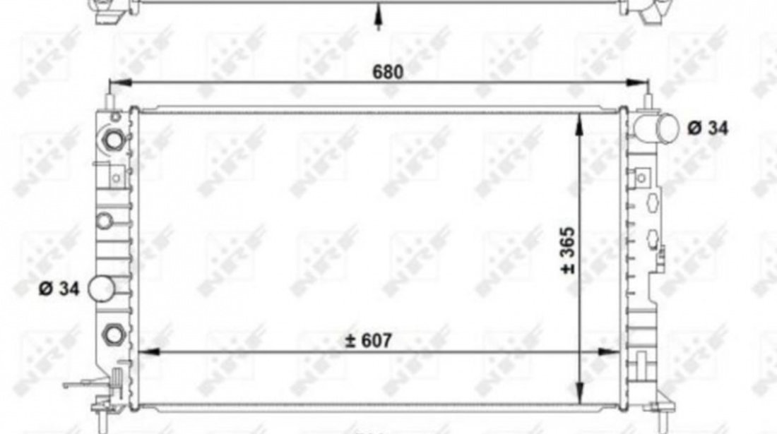 Radiator, racire motor Opel VECTRA B hatchback (38_) 1995-2003 #3 01073058