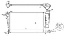 Radiator, racire motor PEUGEOT 306 (7B, N3, N5) (1...