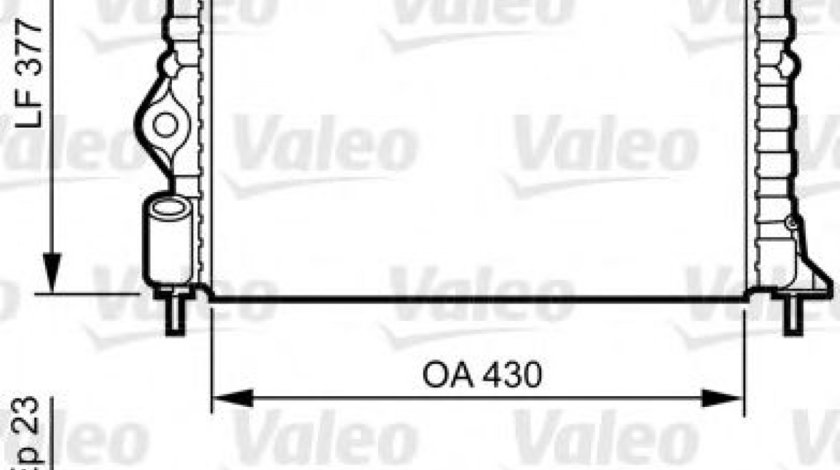 Radiator, racire motor RENAULT KANGOO (KC0/1) (1997 - 2007) VALEO 731378 piesa NOUA