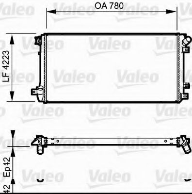 Radiator, racire motor RENAULT MASTER II caroserie (FD) (1998 - 2010) VALEO 735112 piesa NOUA