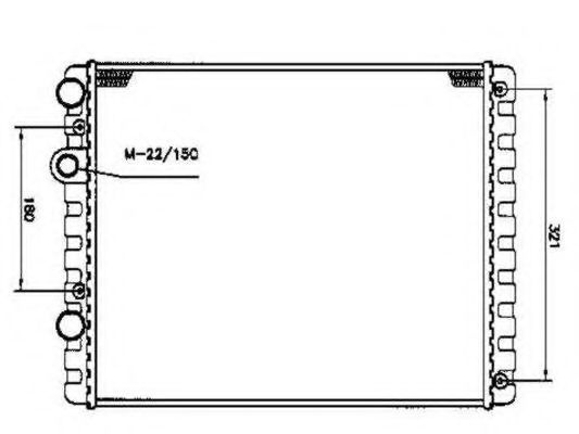 Radiator, racire motor SEAT AROSA (6H) (1997 - 2004) NRF 509519 piesa NOUA