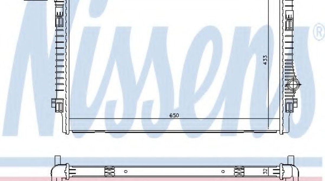 Radiator, racire motor SKODA OCTAVIA III Combi (5E5) (2012 - 2016) NISSENS 65302 piesa NOUA