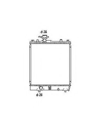 Radiator, racire motor SUZUKI IGNIS II (2003 - 2016) NRF 53456 piesa NOUA