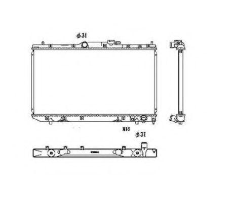 Radiator, racire motor TOYOTA AVENSIS Liftback (T22) (1997 - 2003) NRF 53446 piesa NOUA