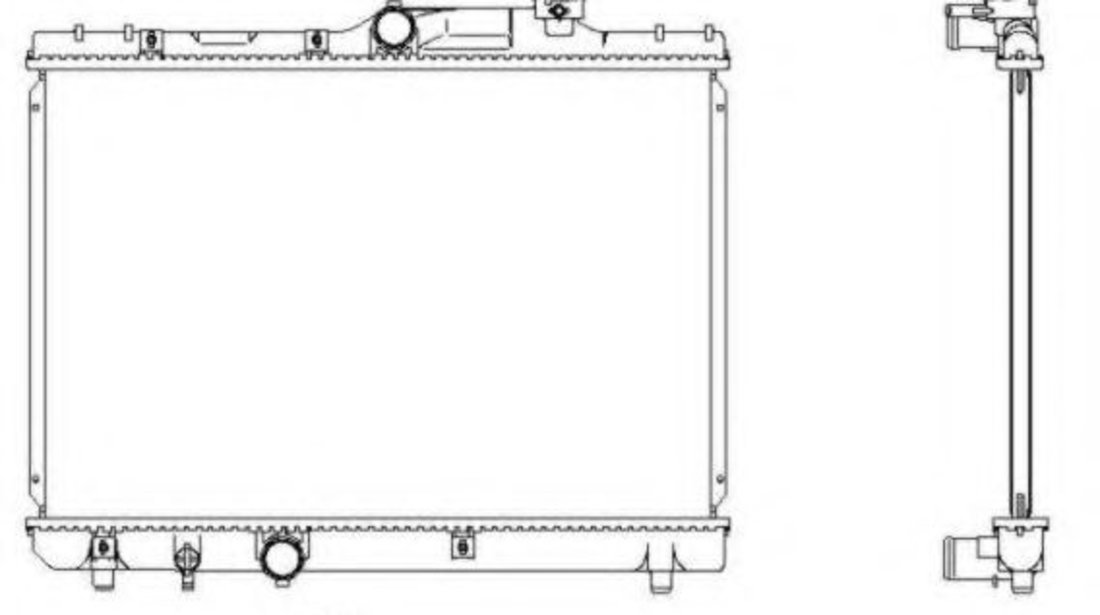 Radiator, racire motor TOYOTA COROLLA Wagon (E11) (1997 - 2001) NRF 53339 piesa NOUA