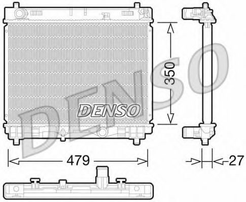 Radiator, racire motor TOYOTA URBAN CRUISER (NSP1, NLP1, ZSP1, NCP11) (2007 - 2016) DENSO DRM50058 p...