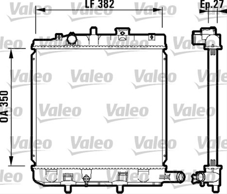 Radiator, Racire Motor Valeo Mazda 732726