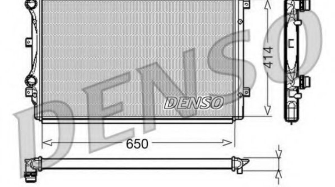 Radiator, racire motor VW GOLF V (1K1) (2003 - 2009) DENSO DRM32015 piesa NOUA