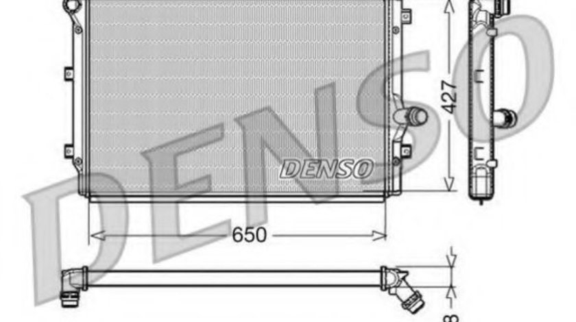 Radiator, racire motor VW PASSAT (362) (2010 - 2014) DENSO DRM32017 piesa NOUA