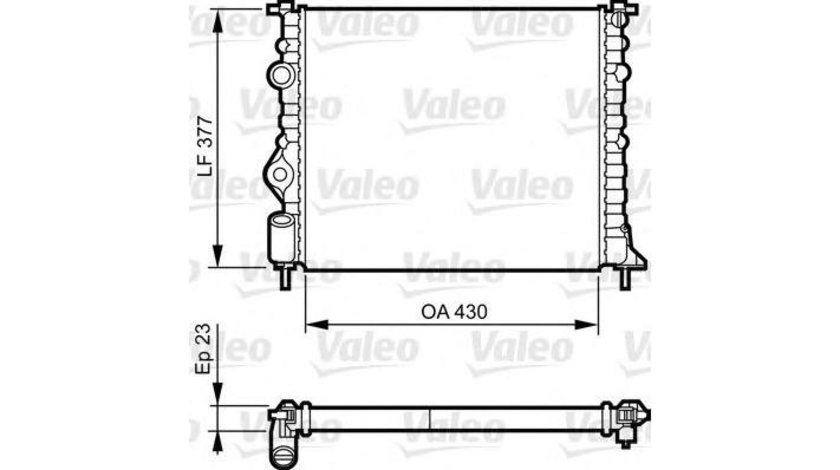 Radiator racire Renault CLIO Mk II (BB0/1/2_, CB0/1/2_) 1998-2016 #2 01093079