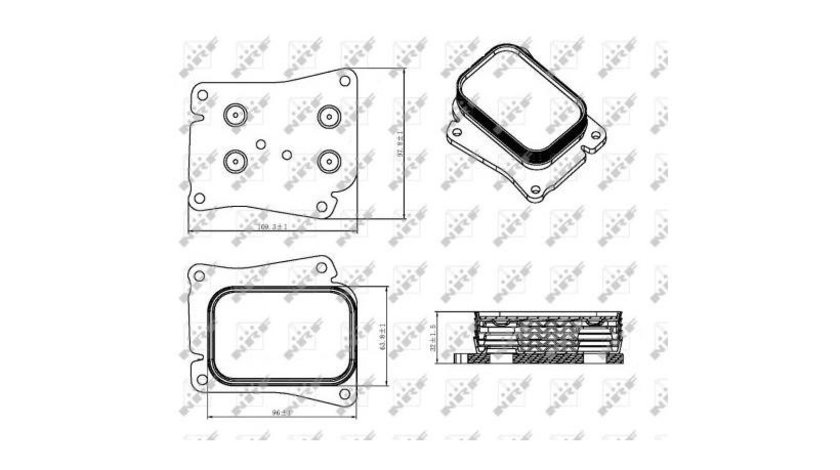 Radiator racire ulei Mercedes C-CLASS (W203) 2000-2007 #2 126011N