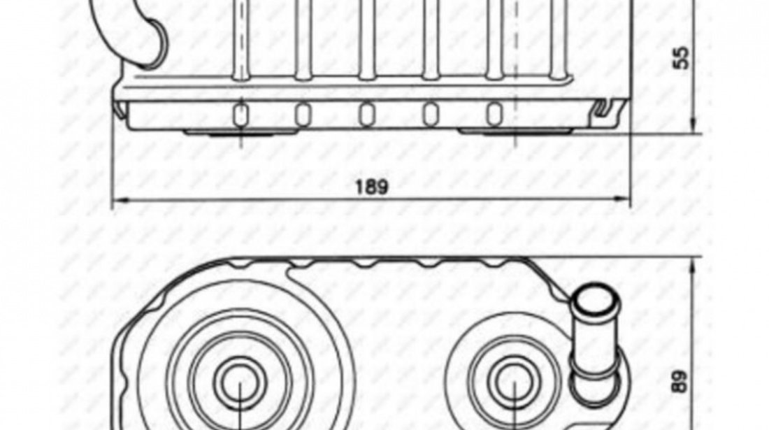 Radiator racire ulei Volkswagen VW BORA (1J2) 1998-2005 #2 096409061