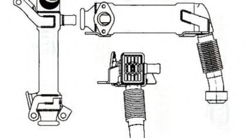 Radiator, recirculare gaze de esapament BMW X3 (E83) (2004 - 2011) NRF 48001 piesa NOUA