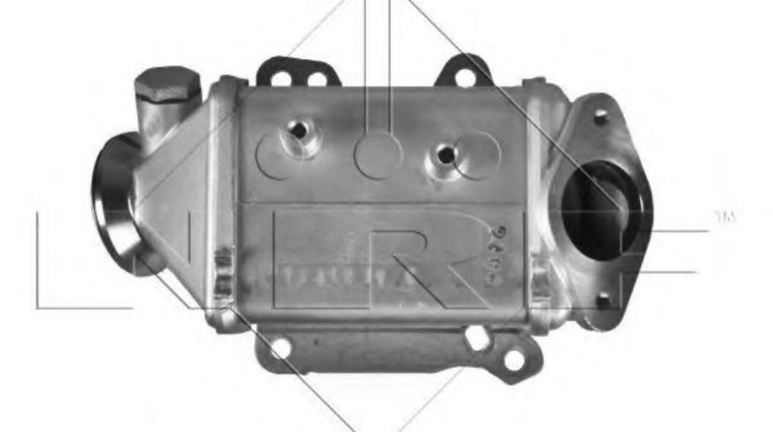 Radiator, recirculare gaze de esapament FIAT DOBLO Combi (263) (2010 - 2016) NRF 48009 piesa NOUA
