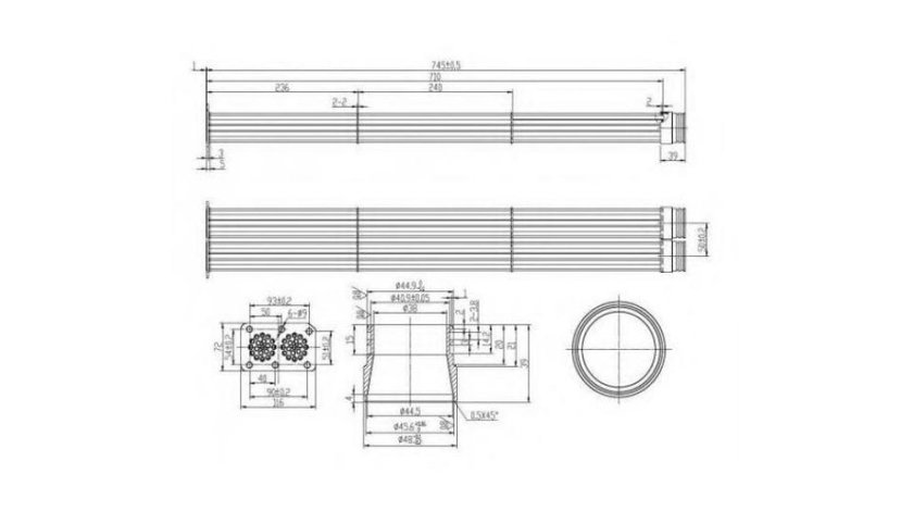 Radiator, recirculare gaze de esapament MAN M 90 1988-1998 #3 260028T