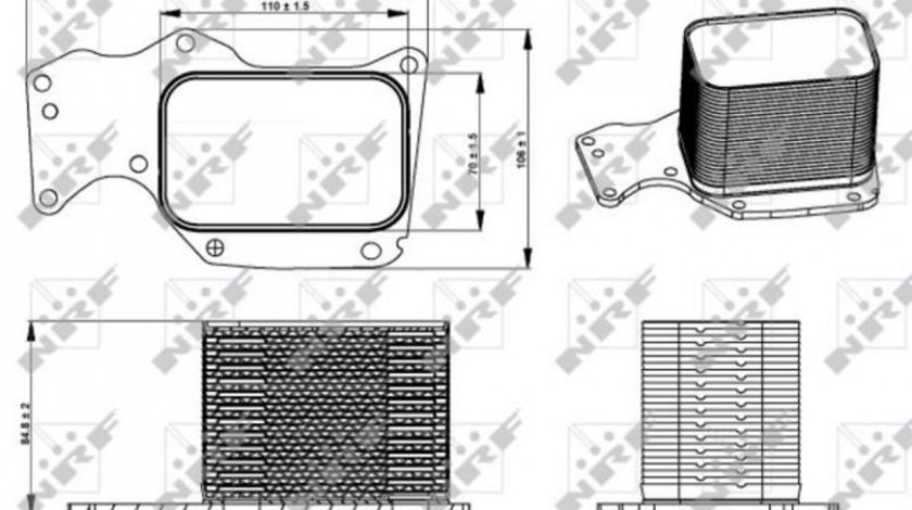 Radiator ulei BMW 4 cupe (F32, F82) 2013-2016 #3 11428574005