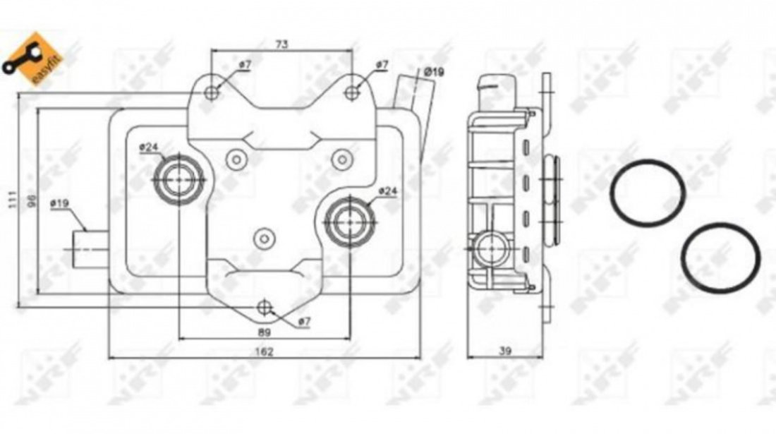 Radiator ulei Mercedes SPRINTER 3-t caroserie (903) 1995-2006 #2 136530N