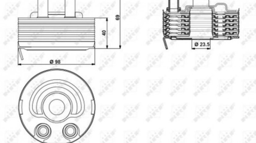 Radiator ulei Nissan PRIMERA Traveller (WP12) 2002-2016 #2 213055M301