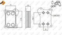 Radiator ulei Opel CORSA D Van 2006-2016 #2 070440...