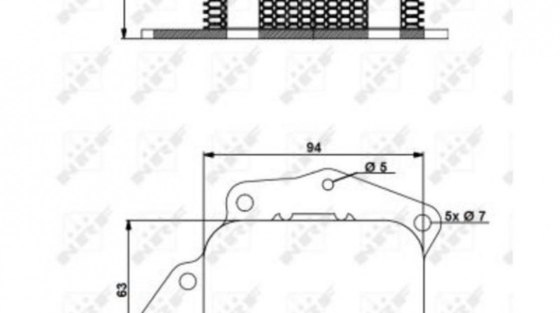 Radiator ulei Peugeot 206 hatchback (2A/C) 1998-2016 #3 1103K2