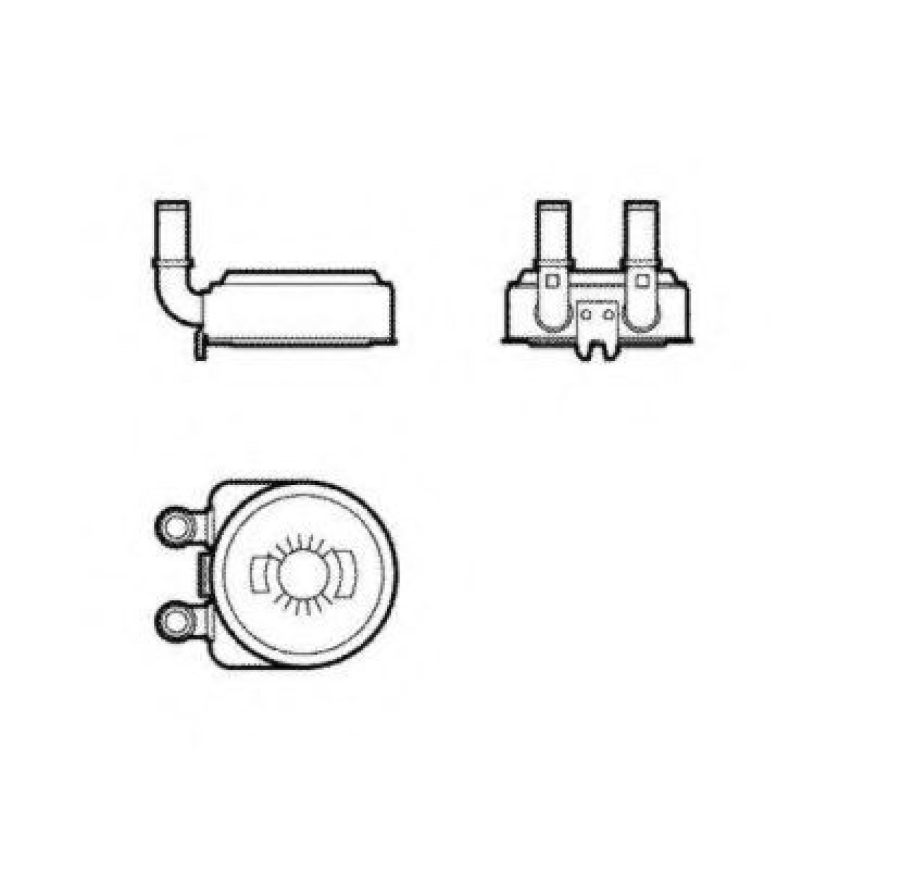 Radiator ulei, ulei motor CITROEN XSARA Cupe (N0) (1998 - 2005) NRF 31739 piesa NOUA