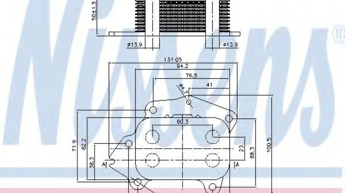 Radiator ulei, ulei motor FORD MONDEO V Turnier (2014 - 2016) NISSENS 90717 piesa NOUA