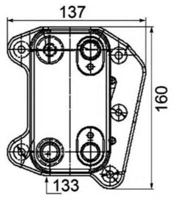 Radiator ulei, ulei motor MERCEDES M-CLASS (W163) (1998 - 2005) NRF 31234 piesa NOUA