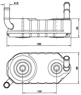 Radiator ulei, ulei motor SEAT IBIZA III (6K1) (1999 - 2002) NRF 31004A piesa NOUA