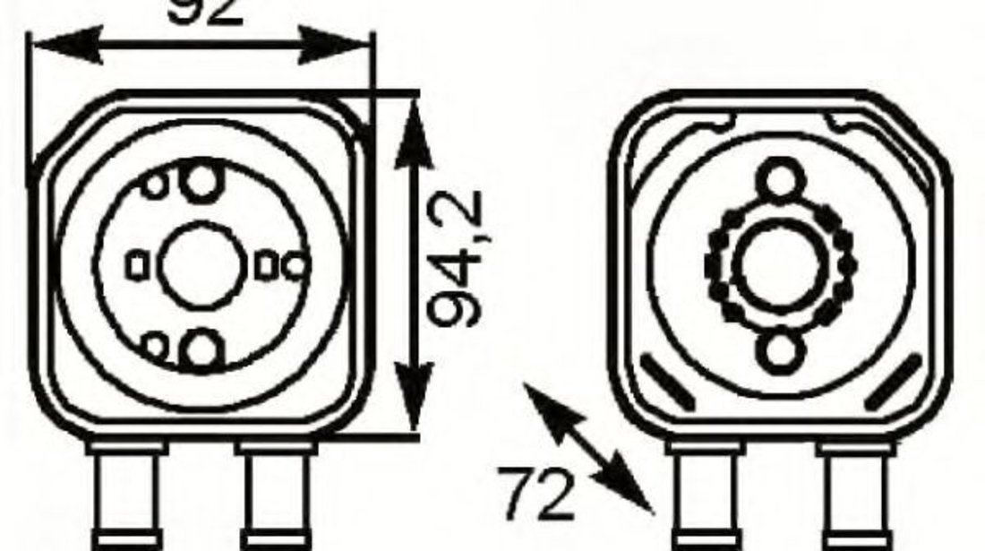 Radiator ulei, ulei motor VW GOLF IV Variant (1J5) (1999 - 2006) NRF 31179 piesa NOUA