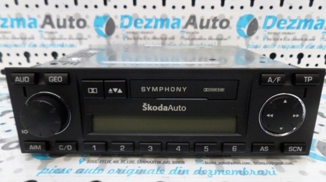 Radio casetofon 1U0035161D, Skoda Superb (3U4) 2004-2008 (id.160376)  #60151315