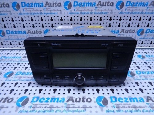 Radio cd, 1Z0035161B, Skoda Octavia Combi (1Z5) 2004-2013 (id:136411)