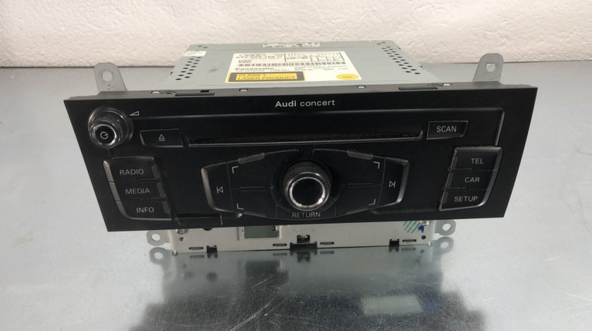 Radio CD Audi A4 B8 Avant 2.0 TDI DPF Multitronic, 143cp sedan 2010 (8T1035186C)
