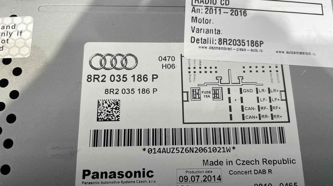 RADIO CD AUDI A5 A5 - (2011 2016)