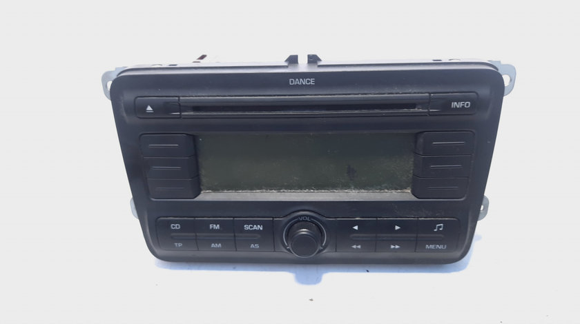 Radio CD, cod 5J0035161A, Skoda Fabia 2 Combi (5J, 545) (id:496125)