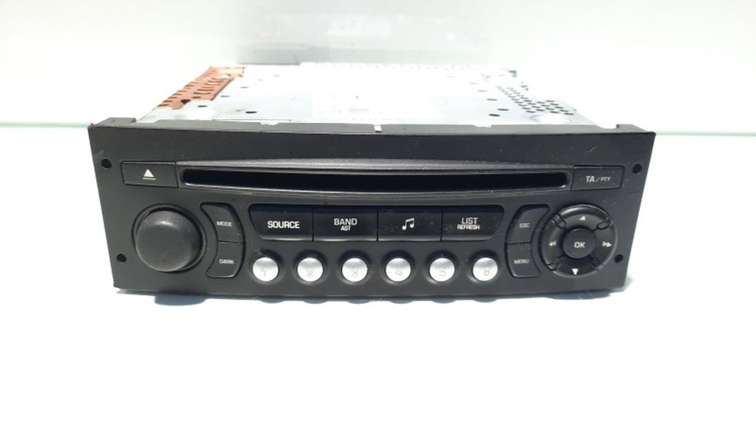 Radio CD, cod 96639793XT, Peugeot 207 SW