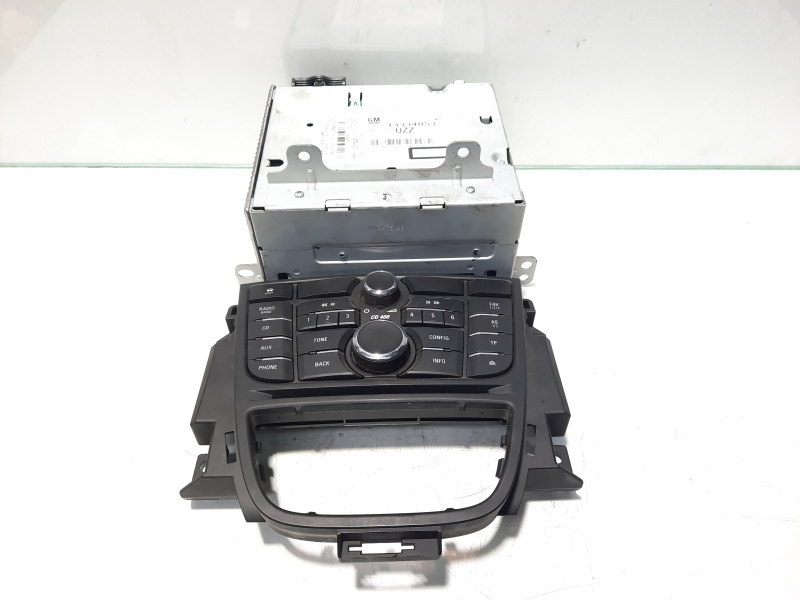 Radio cd cu butoane comenzi, cod GM13346050, 13334053, Opel Astra J (id:471753)