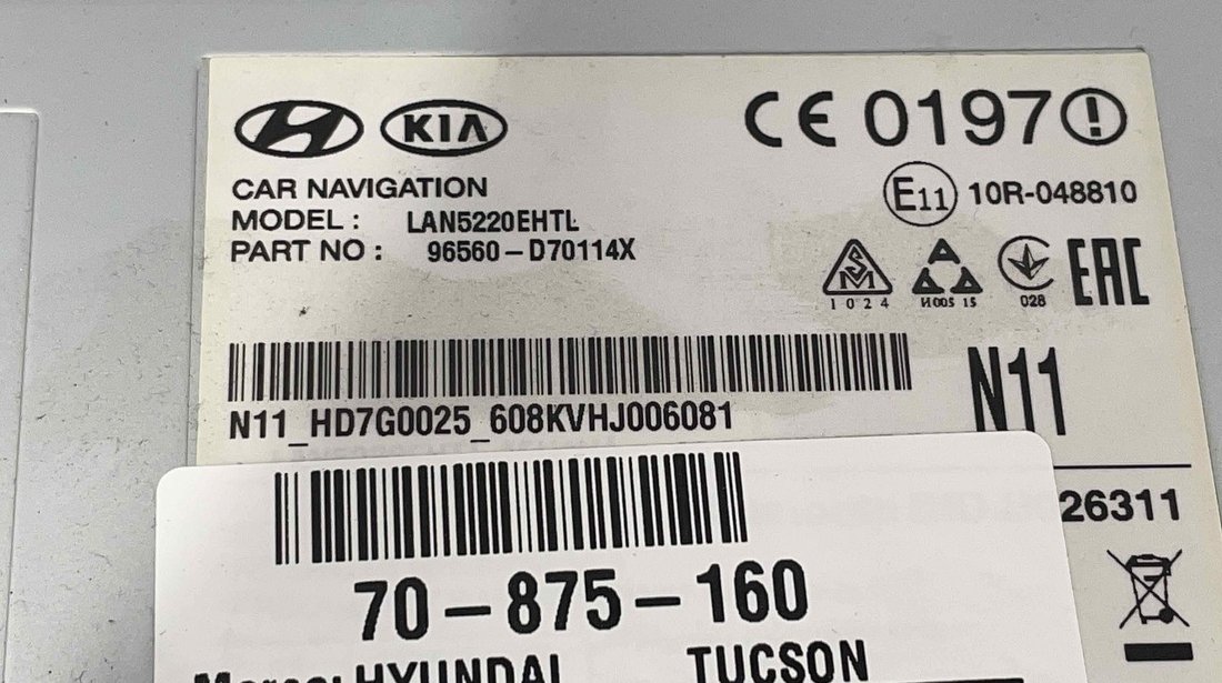 RADIO CD HYUNDAI TUCSON TUCSON - (2015 2019)