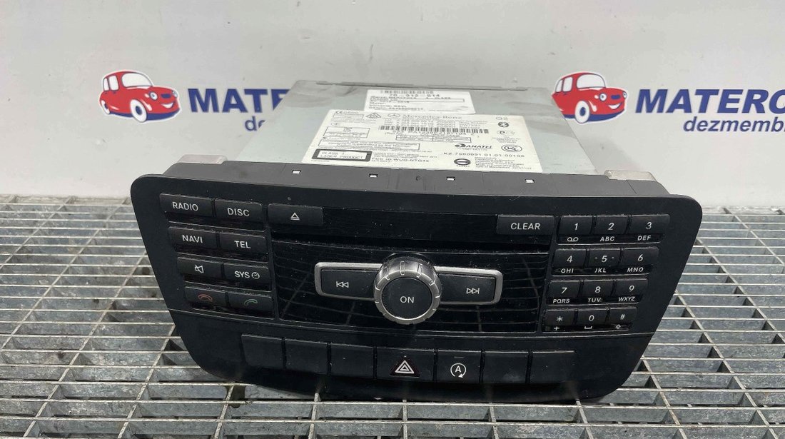 RADIO CD MERCEDES A-CLASS A-CLASS - (2012 2018)