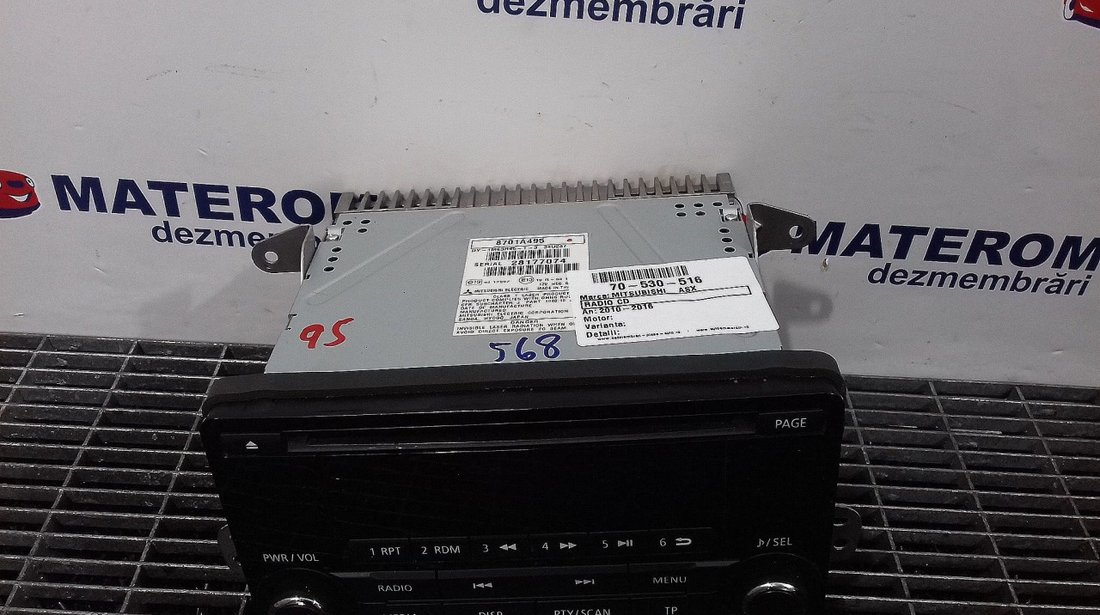 RADIO CD MITSUBISHI ASX ASX - (2010 2016)