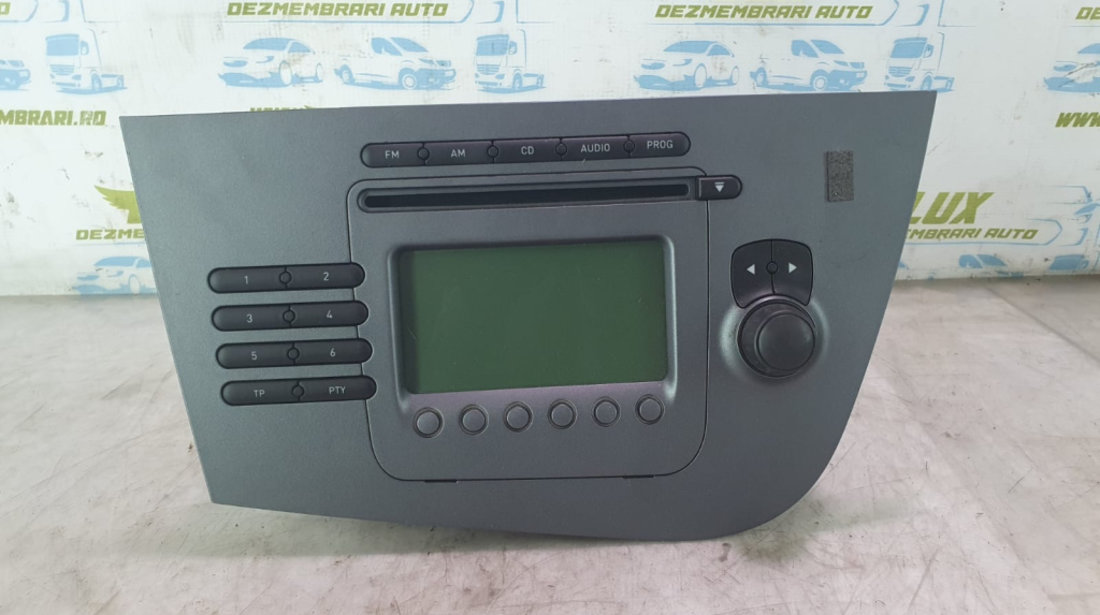 Radio cd mp3 player 1p1035152 Seat Leon 2 1P [2005 - 2009] 2.0 tdi BKD