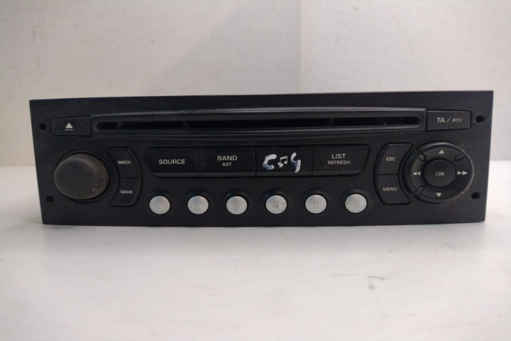 Radio CD Player 7645137392 9659138977 Citroen C4 [2004 - 2008]