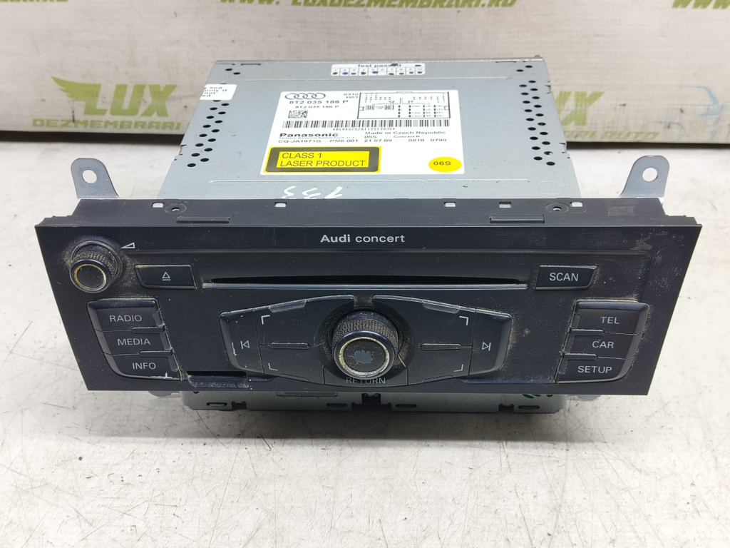 Radio cd player 8t2035186p Audi A4 B8/8K [2007 - 2011]