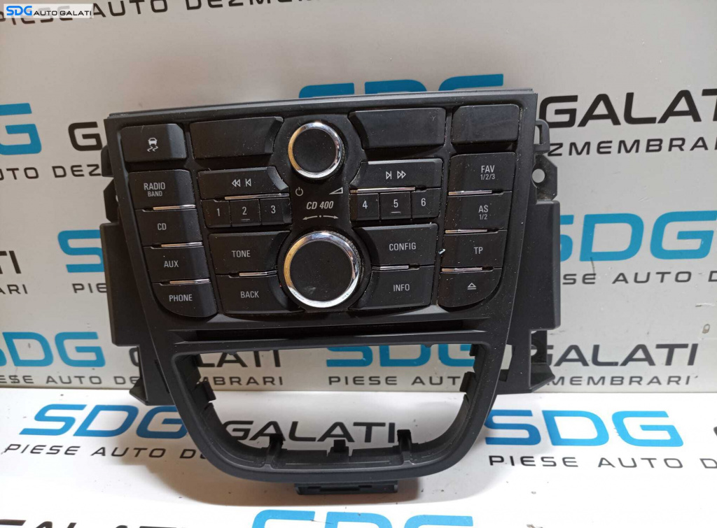 Radio CD Player Interfata Consola Buton Butoane Comanda Opel Astra J 2009 - 2015 Cod 13346050 [M7249]