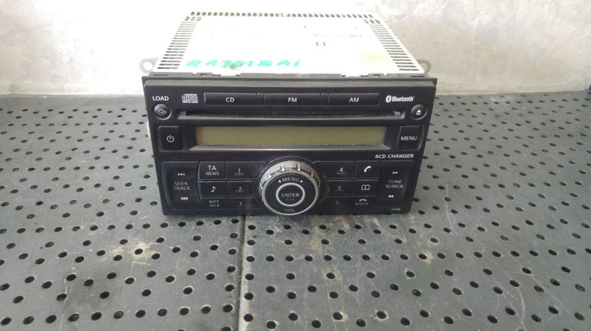 Radio cd player mp3 nissan qashqai j10 nj10 jj10e 28185jd400