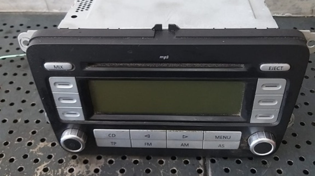 Radio cd player mp3 vw passat b6 3c 1k0035186ad