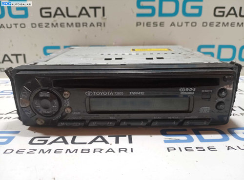 Radio CD Player Radio TM4412 Toyota Avensis T25 2003 - 2009 Cod 08600-00935 [M4745]