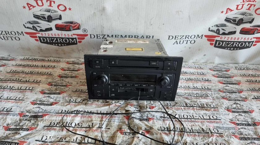 Radio CD-Player Symphony II cu AUX Audi A4 B6 cod 8E0035195M