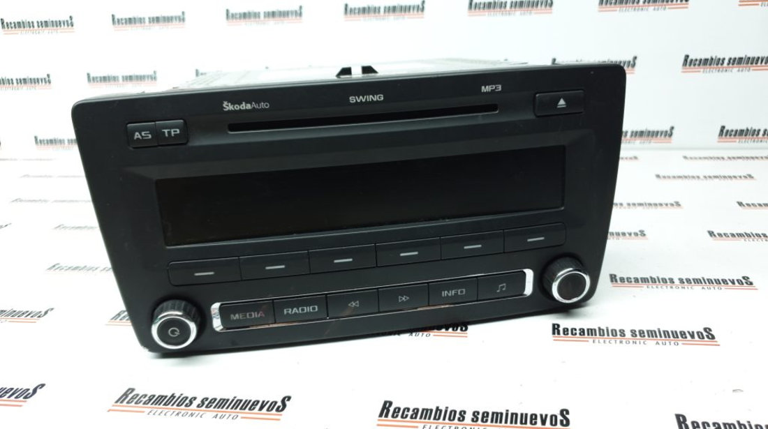 Radio CD Skoda Octavia 2.0 , 1Z0035161G, 28253974,