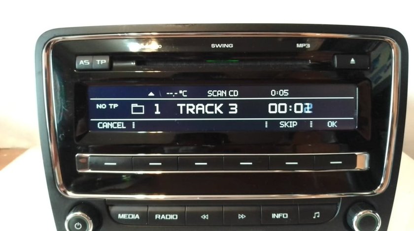 Radio mp3 player swing oem skoda superb 2