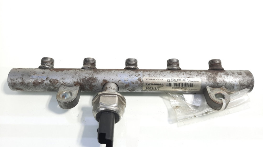 Rampa injectoare, cod 9645689580 Peugeot 307 SW, 2.0 hdi, RHR (id:397586)